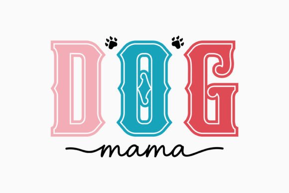 Retro Dog Quote SVG Dog Mama