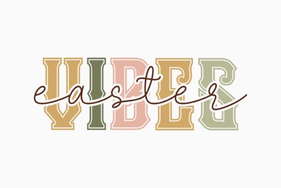 Retro Easter SVG Design Easter Vibes