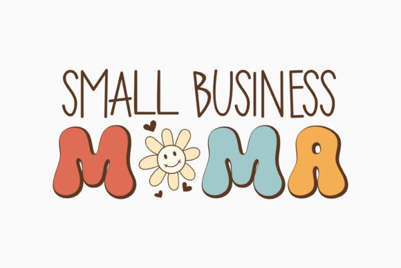 Retro Girl Boss SVG Small Business Mama