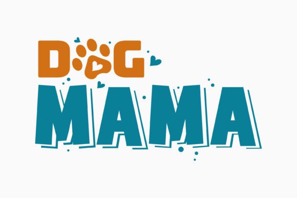 Retro Mothers Day Quote SVG Dog Mama
