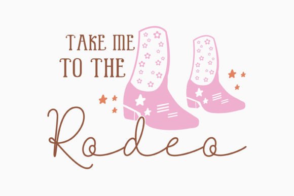 Take Me to the Retro Western Quotes SVG